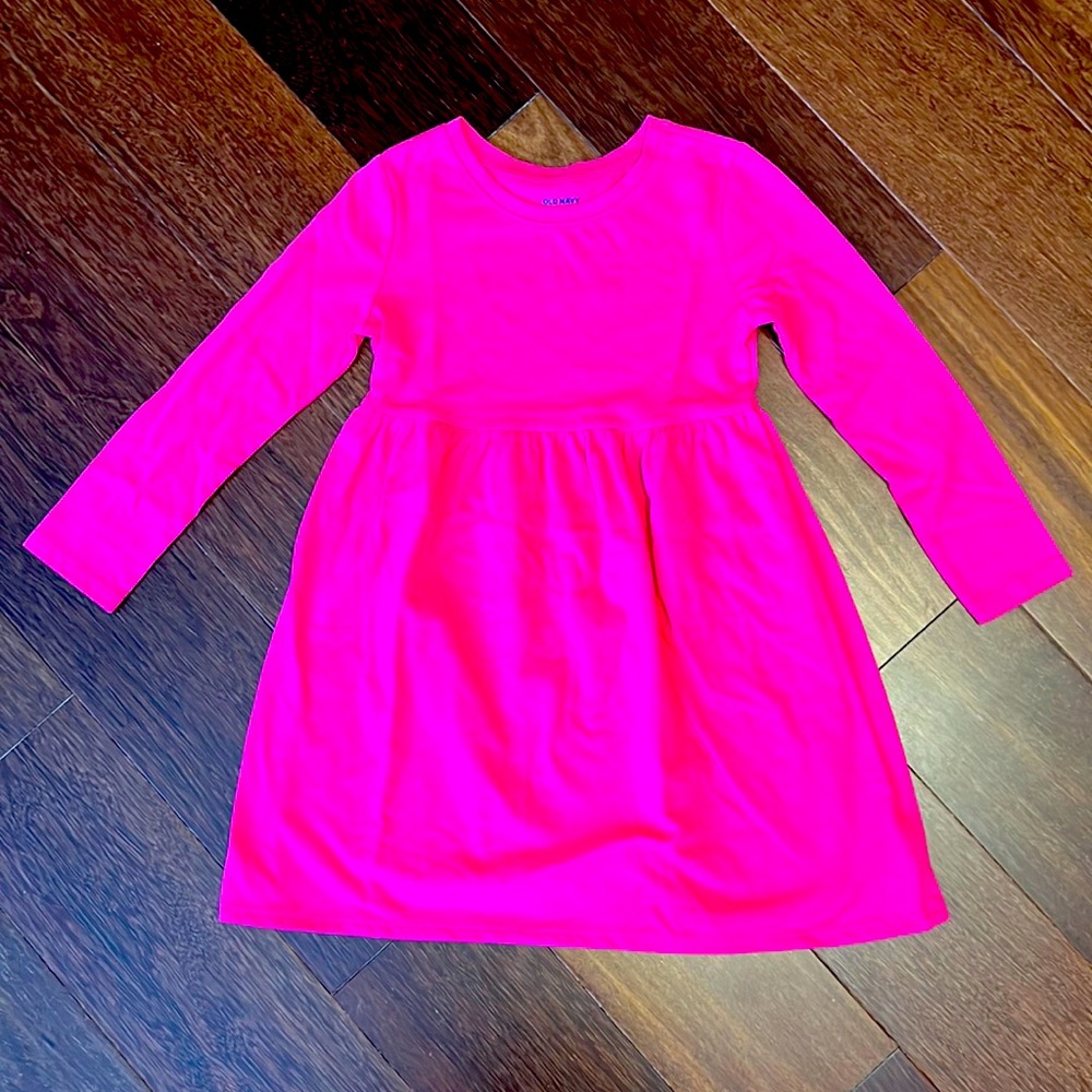 Hot pink 4T long sleeve dress